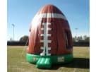 Football bounce house moonwalk rental in Austin with stadium-style field setting, holds up to 5 kids, ideal for Cedar Park events.