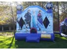 Perfecto para fiestas en Grand Prairie, este brincolín Frozen en renta en Dallas incluye a Elsa, Anna y personajes Disney