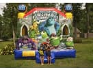 Monsters University bounce house rental in Dallas — 13x13 moonwalk with blue and red design, ideal for McKinney birthday parties.