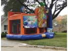 SpongeBob 5in1 bounce house rental in Dallas with wet or dry slide — ideal for Lewisville birthday parties.