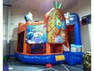 Perfect for Arlington birthday parties, this SpongeBob 5in1 bounce house rental in Dallas features a wet or dry slide and holds