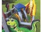 Dinosaur Land toddler obstacle course rental in Dallas with slide and ball pit—ideal for Garland birthday parties.