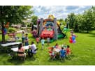 Dinosaur Land toddler obstacle course rental in Dallas with slide and ball pit—ideal for Plano birthday parties.