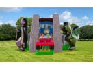 Dinosaur Land toddler obstacle course rental in Austin with slide and ball pit—ideal for Cedar Park parties.