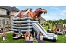 T-Rex Bounce House Party Rentals delivered to Houston, Austin, San Antonio, Dallas, and across the USA.