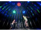 Inside the Disco Dome Bounce House