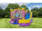 Disney Princess 6in1 bounce house with dual slides rental in Dallas, perfect for McKinney birthday parties with up to 8 kids.