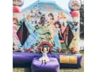 Perfect for Frisco birthday parties, this Disney Princess bounce house rental in Dallas holds up to 6 kids with castle entrance