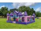 Disney Princess toddler bounce house rental in Dallas with castle design—ideal for Irving birthday parties.