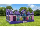 Disney Princess Toddler Palace bounce house rental in Dallas with pink walls and purple towers, ideal for ages 2-6.