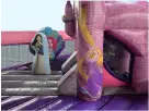 Disney Princess toddler obstacle course rental in Houston with interactive climber, slide, and castle towers ideal for Cypress