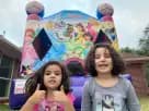 11' x 10' Disney Princess bounce house rental in Austin—perfect for small yards and San Marcos events with up to 6 kids.