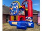 Disney 4in1 bounce house rental in Austin with wet or dry slide, ideal for Leander birthday parties.
