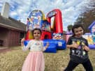 Perfect for McKinney birthday parties, this Disney 4in1 bounce house rental in Dallas features a wet or dry slide with castle