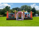 Dora & Diego toddler obstacle course rental in Houston with dual slides, ideal for Katy birthday parties.