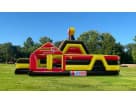 Double Rush Obstacle Course rental in Dallas with dual slides and rock wall, ideal for Irving birthday parties and events.