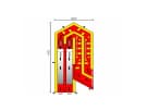 41-foot tall rocket ship obstacle course with dual slides available for rental in Dallas, perfect for McKinney events.