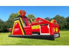 Rascal Rush bounce house combo with climbing wall and slide rental, ideal for Sugar Land parties.