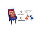 1 Carnival Game 1 Kids Table 8 Kids Chairs