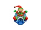Elf bounce house rental in Dallas with durable construction, featuring festive red and green details perfect for Plano holiday