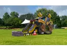 Perfect for Austin parties, this construction-themed bounce house rental features dual slides and holds up to 8 kids