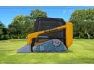 Skid Loader construction bounce house rental in Austin with realistic tank tread design, ideal for San Marcos birthday parties.