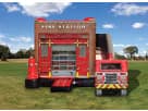 Fire station bounce house rental with wet or dry options available in Houston, ideal for League City birthday parties and events.