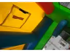 Perfect for Houston kids' parties, this colorful bounce house rental features a wet or dry slide ideal for any backyard event.