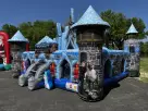 Disney Frozen 2 toddler obstacle course rental in Dallas with climbing, sliding, and bouncing areas—ideal for Plano parties.