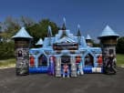 Frozen 2 toddler obstacle course rental in Austin with character pop-ups, ideal for Kyle birthday parties.