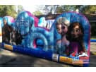 Frozen toddler obstacle course rental in Austin with slide and pop-out challenges, ideal for Cedar Park birthday parties.
