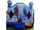 Frozen bounce house rental in Austin with beloved Disney characters—perfect for Georgetown celebrations.