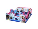 Frozen toddler bounce house rental in Houston features Elsa and Anna characters with slides, ideal for Pasadena parties.
