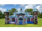 Frozen-themed toddler bounce house obstacle combo rental in Austin—holds 8 kids, ideal for Kyle birthday parties.