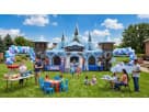 Frozen 2 toddler obstacle course rental in Austin with character pop-ups — ideal for Georgetown birthday parties.