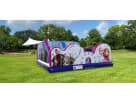 Frozen toddler obstacle course rental in Austin with slide—ideal for Georgetown birthday parties.