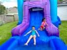 Disney Frozen 2 bounce house with wet or dry slide rental in Dallas, perfect for Lewisville birthday parties and events.