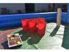Perfect for Austin parties, this lawn games rental features cornhole, giant pong, and more interactive games ideal for groups