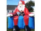 Giant inflatable Santa Chair rental in Houston—perfect for holiday parties in Sugar Land with photo-op fun for guests.