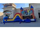 3in1 Halloween bounce house with slide rental in Houston — perfect for kids of all ages at The Woodlands parties.