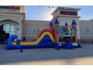 Renta de brincolín Halloween 3en1 con tobogán en Austin — ideal para niños de todas las edades en fiestas de Georgetown.