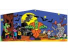 3in1 Halloween Frankenstein bounce house with slide available for rental in Houston, perfect for Kingwood events and festivals.