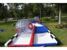 Hamster Ball Collision Course rental in Dallas with dual inflatable zorbs ideal for ages 4 and up at outdoor events.