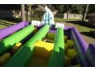 Haunted House Maze rental in Austin with bright inflatable obstacles—ideal for Pflugerville Halloween parties.