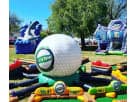 9 hole mini golf obstacle course rental in Dallas, perfect for Mesquite events with inflatable challenges and foam course