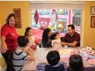 Pink and white Hello Kitty bounce house rental in Dallas, ideal for Frisco birthday party celebrations.