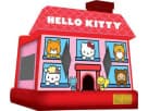Perfect for Lewisville birthday parties, this Hello Kitty bounce house rental in Dallas features a built-in water slide