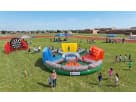 Perfect for Austin parties, this interactive Hungry Hippo game rental brings the classic board game to life with engaging