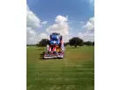 18ft Patriot Monster Truck water slide rental in Austin with red, white, and blue racing theme, ideal for Georgetown events.