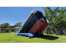 33ft Titanic Adventure dual lane dry slide rental in Dallas, perfect for large school events and Garland parties with kids ages